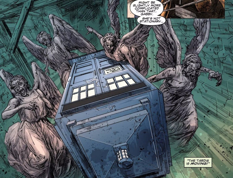   Doctor Who síró angyalok ereje megfagy