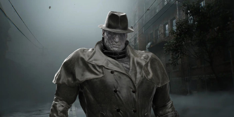   RE2 remake's Mr X in Silent Hill