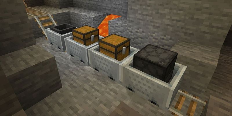 Minecraft Player使用redstone发明自组装铁路 游戏新闻