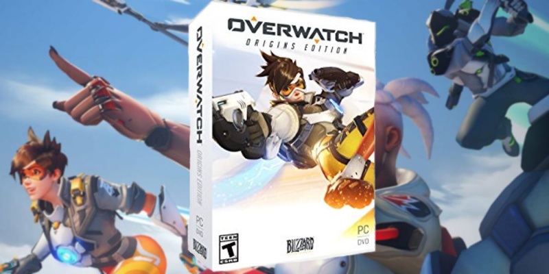   Overwatch Physical Copy az OW2 promóciós képe előtt