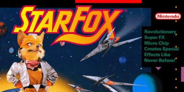 Okładka gry wideo Star Fox.