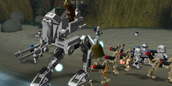 LEGO Walker გარშემორტყმული მტრებით