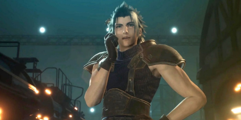  זאק בין ירי ב-Crisis Core: Final Fantasy VII Reunion.