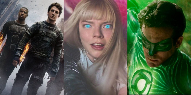   ภาพแยกของ F4, New Mutants และ Green Lantern