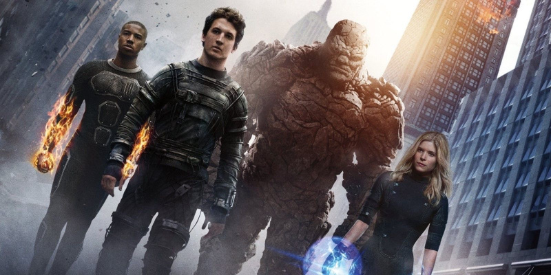   The Fantastic 4 ในโปสเตอร์โปรโมต