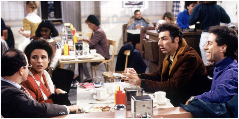   Seinfeld หล่อกินที่ Monk's