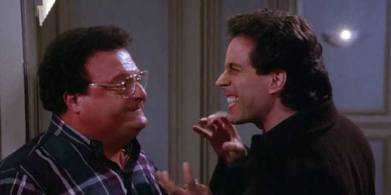   Jerry และ Newman บน Seinfeld