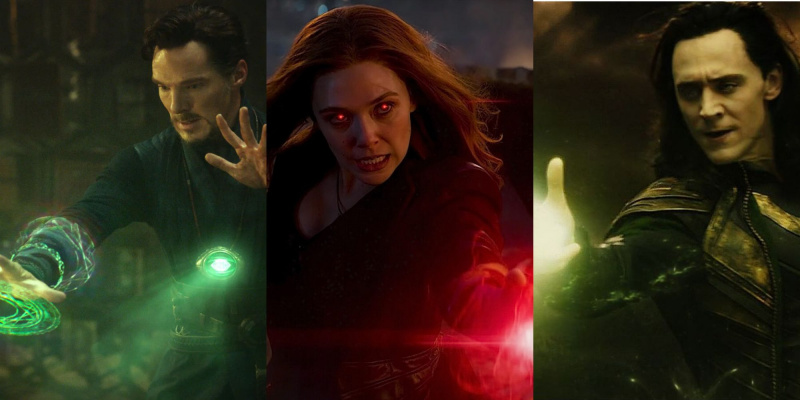   Megjelenik Dr. Strange, Scarlet Witch és Loki osztott képe.