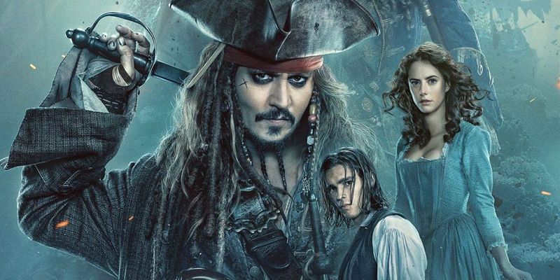 ملصق Pirates of the Caribbean الجديد 5: Heroes & Villains Unite