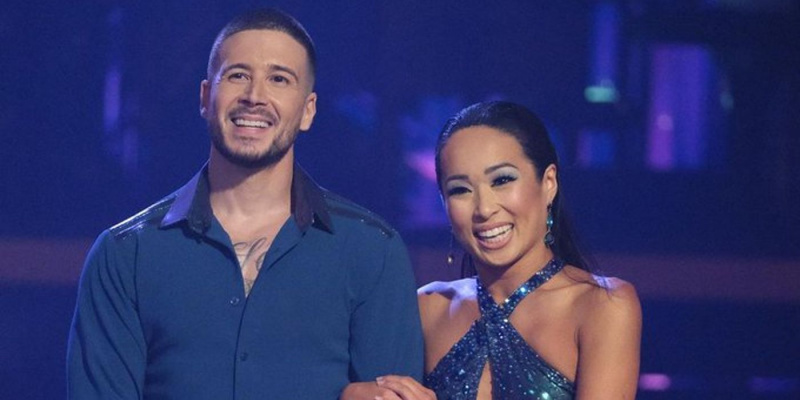   Jersey Shore's Vinny Guadagnino and his DWTS partner Koko Iwasaki