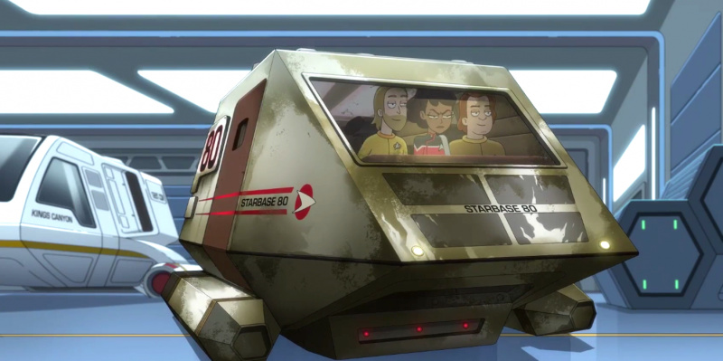   Lower Decks Starbase 80 shuttle