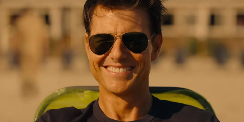   Tom Cruise a Top Gun Maverickben