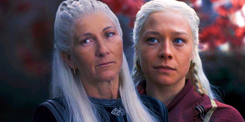   House Of The Dragon Eve Legjobb mint Rhaenys és Emma D'Arcy as Rhaenyra Targaryen
