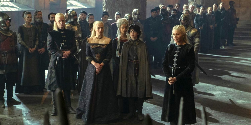   House Of The Dragon 8. rész, Rhaenys Targaryen Black Party