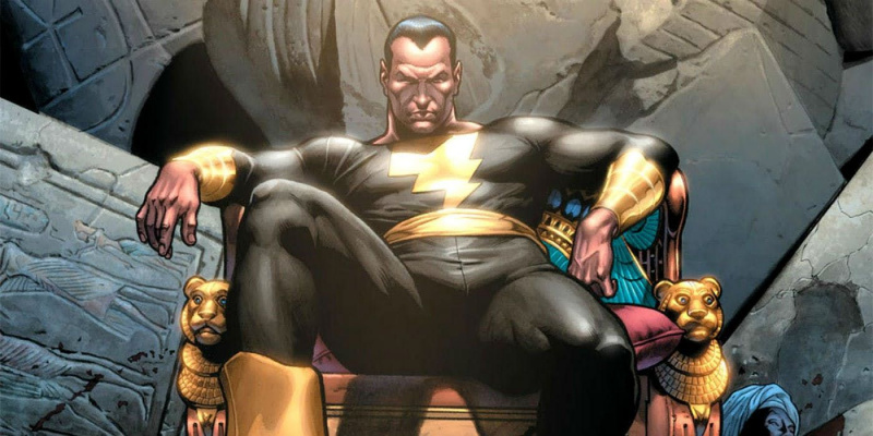   Fekete Ádám trónon ül a DC képregényekben